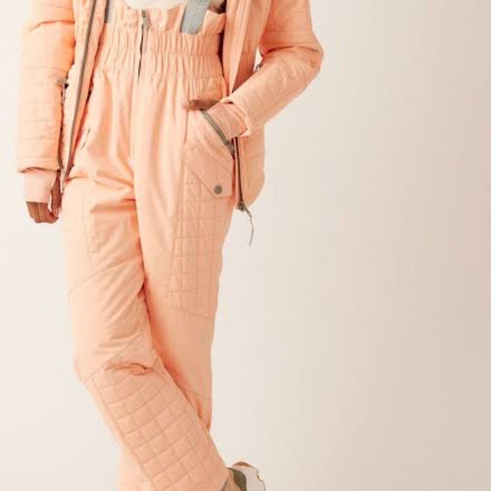 FREE PEOPLE All‎ Prepped Wintermelon Bib Ski Pant Size XL NEW without TAG